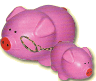 promotional stress reliever pig